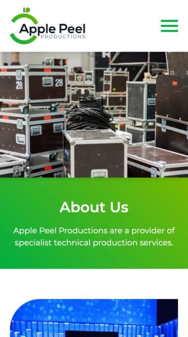 Web Design Fareham Hampshire Apple Peel Productions