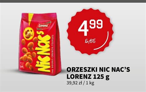 Promocja Lorenz Nic Nac s Orzeszki 125 g w Duży Ben