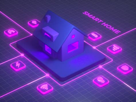 Smart Home 3d Illustration By David Mikiashvili On Dribbble