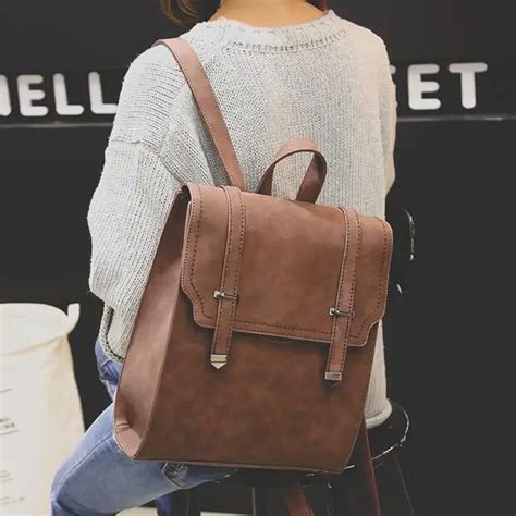 Fashion Women Backpack 2018 New Pu Leather Women Backpack Designers