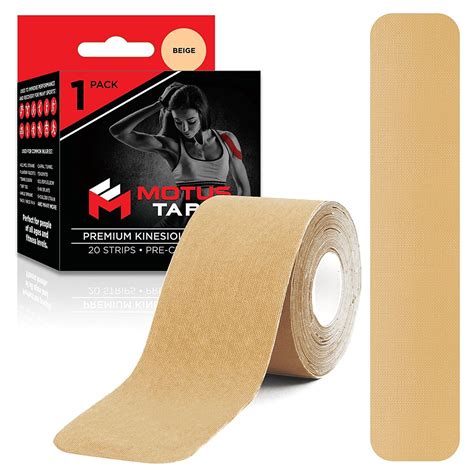 Motus Elastic Cotton Kinesiology Tape X Inch Waterproof