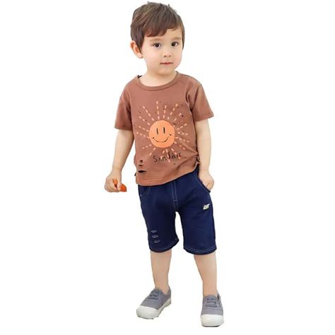 Boys Set Fashion 2pcs Toddler Clothes For Boy Clothing Sets Summer Baby ...