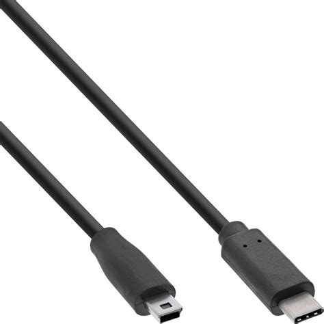 Inline Usb C Usb Mini B M C Ble Usb M Usb Mini Usb B Noir