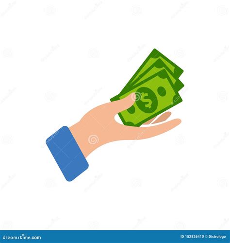 Earn Money Vector Logo Icon Design Salary Symbol Design With Hand