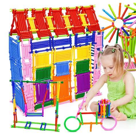 250550pcs Building Blocks Stick Assembled Educational Toys For