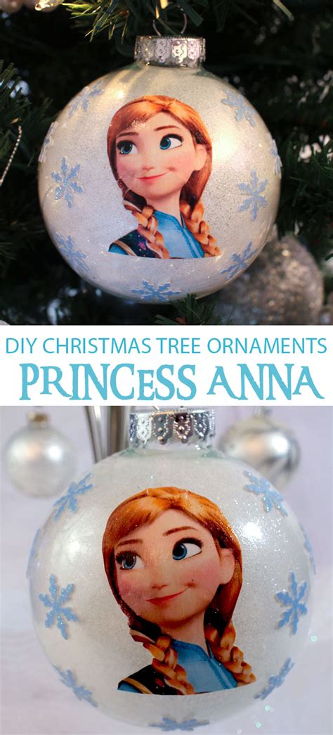 DIY Frozen Christmas Ornaments - Two Sisters