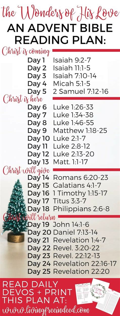 The Wonders Of His Love A Christmas Bible Reading Plan Artofit