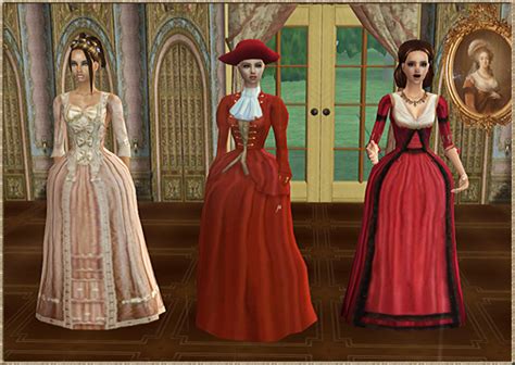 Mod The Sims More Rococo Gowns