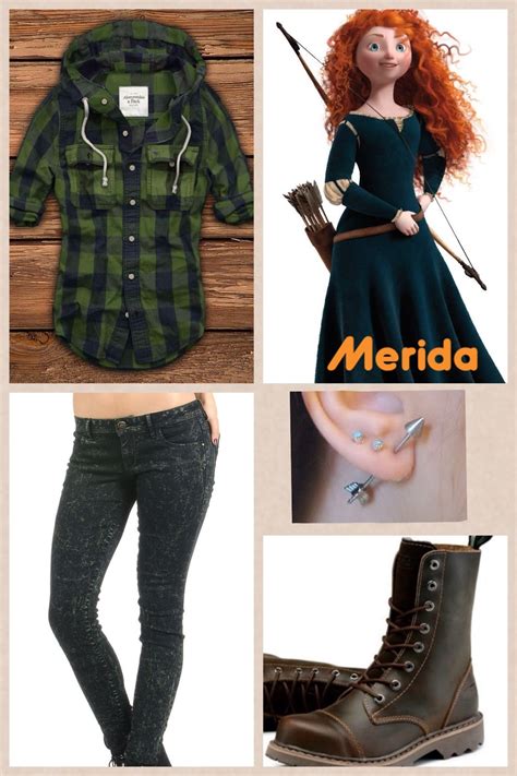 Disney Bound Punk Merida Casual Cosplay Fandom Fashion Disneybound