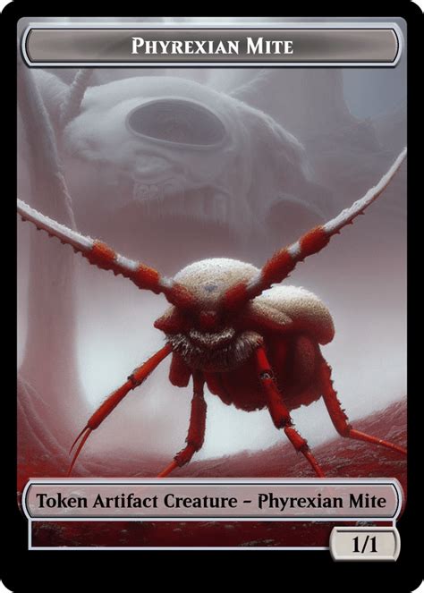 Phyrexian Mite Tokens Just Arrived Custom Art Rmtg