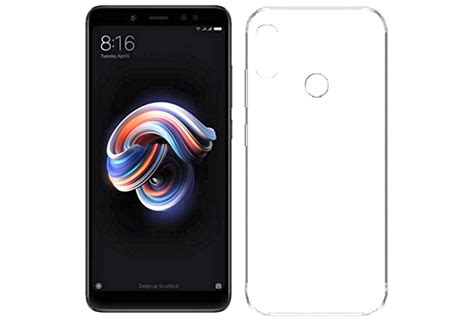 YOFO Soft Clear Silicone Back Cover For Mi Redmi Note 5 Pro