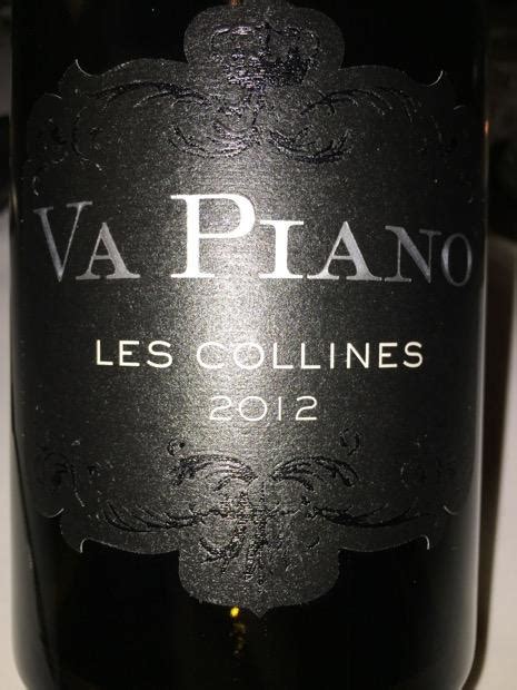 2012 Va Piano Vineyards Syrah Black Label Reserve Portteus Vineyard