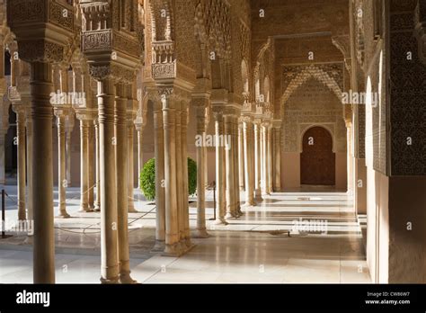 The famous Alhambra Palace in Granada Spain Stock Photo - Alamy