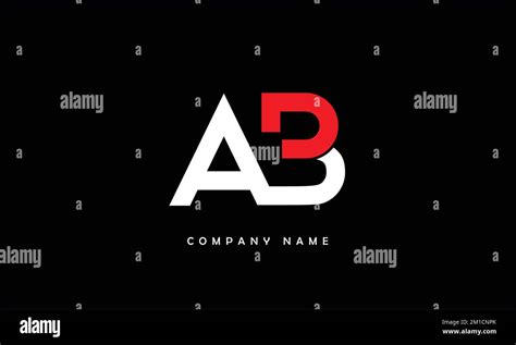 Ab Ba Abstract Letters Logo Monogram Stock Vector Image Art Alamy