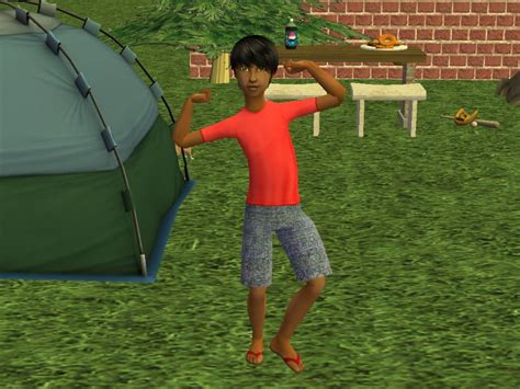 The Sims Resource Boys Summer Outfit Set Red