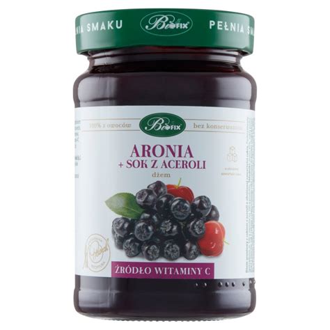 Bifix Dżem aronia sok z aceroli 290 g Torimpex Toruń