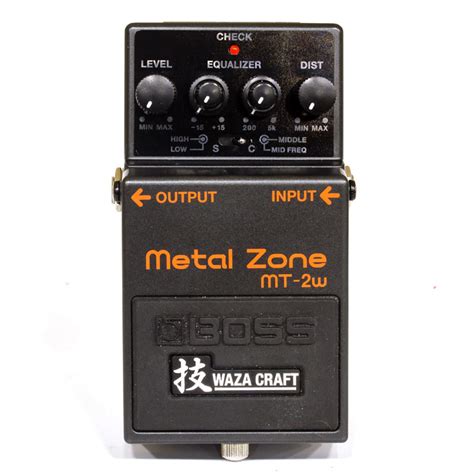 Boss Mt W Metal Zone Waza Craft Distortion Used