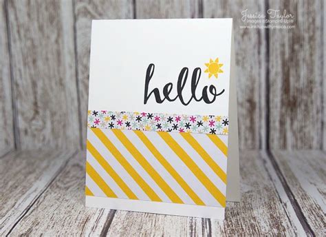 Hello! Quick & Easy Card Idea - Ink it Up With Jessica | Card Making ...