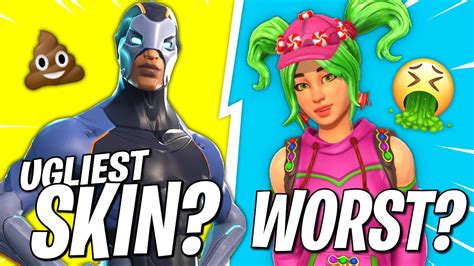 The Worst Battle Pass Skins In Fortnite History Youtube