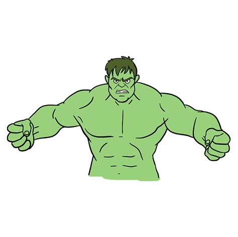 How to Draw the Hulk - Really Easy Drawing Tutorial