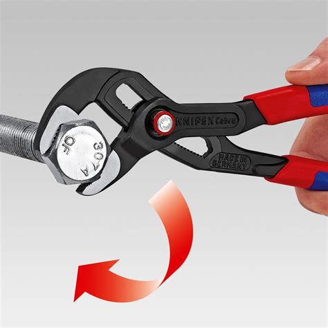 Knipex 8721300 Cobra QuickSet 12 V Jaws Dipped Handle Self