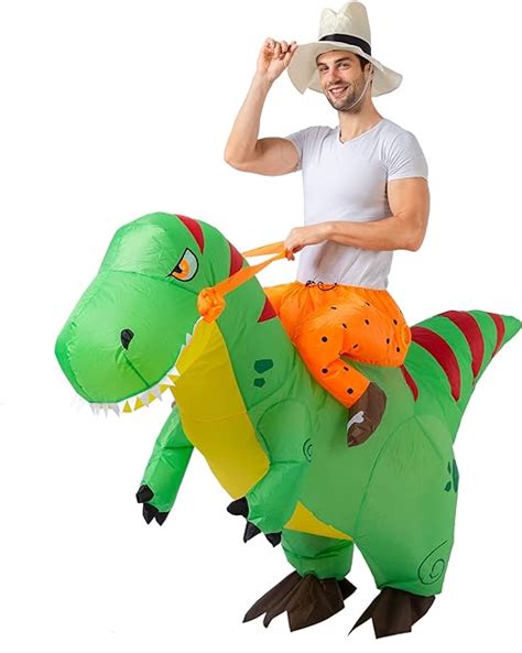 Spooktacular Creations Disfraz Inflable De Dinosaurio Para Montar T