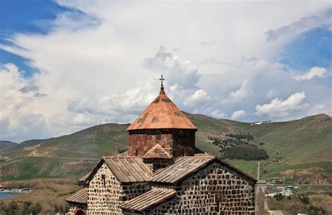 Premium Photo | Sevanavank monastery on sevan lake, armenia