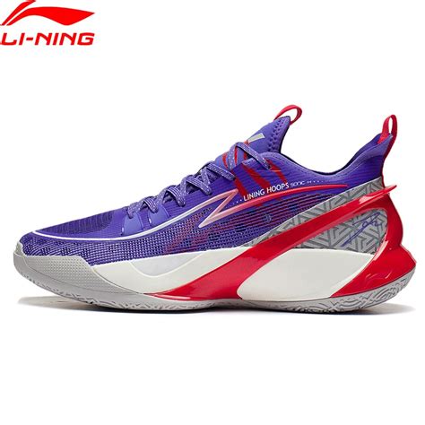 Li Ning Men Sonic X V2 Professional Basketball Shoes Boom Light Foam Plus Tuff Rb Wearable