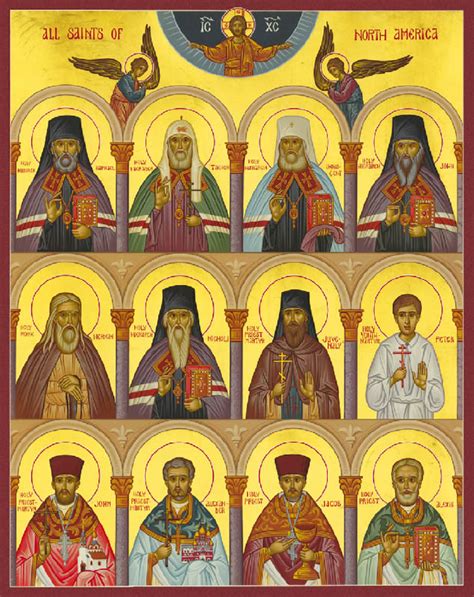 All Saints of North America – Damascene Gallery