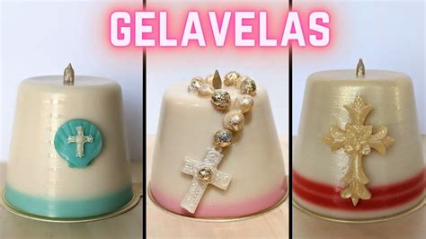 Gelavelas Gelatinas En Forma De Vela Para Bautizo Primera Comuni N Y