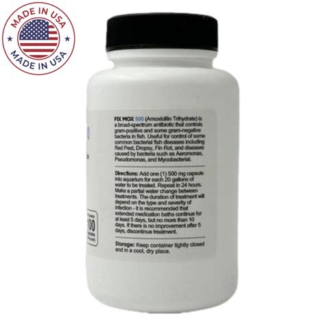 Fish Moxi Amoxicillin 500mg The Fish Antibiotics