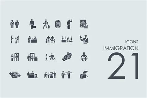 Symbole Dimmigration Vector Art Stock Images Depositphotos