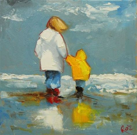 Painting People, Figure Painting, Ocean Painting, Canvas Painting ...