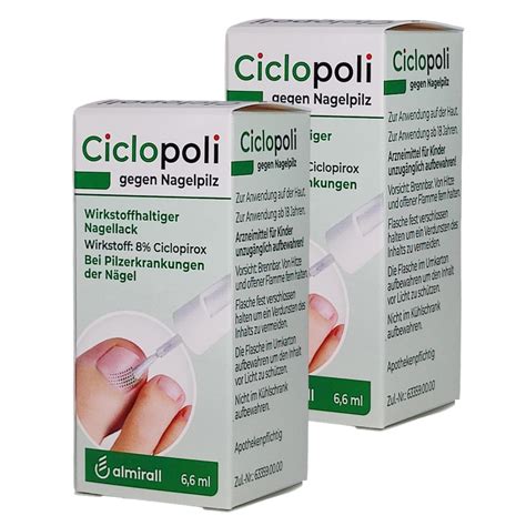 CICLOPOLI Stark Gegen Nagelpilz I Sparset I Nagellack Mit CICLOPIROX I