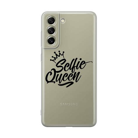 Galaxy S Fe G Gummi Schutzh Lle Selfie Queen Transparent