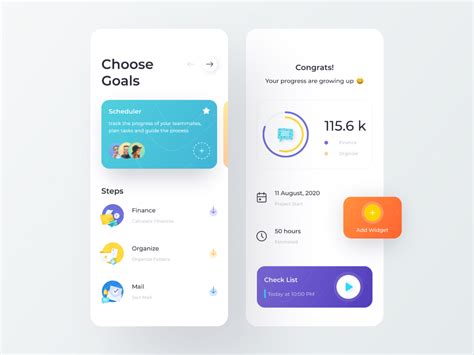 Goals App Goal App App Design App Interface Design