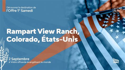 Rampart View Ranch Colorado Etats Unis Offrande Du Premier Sabbat