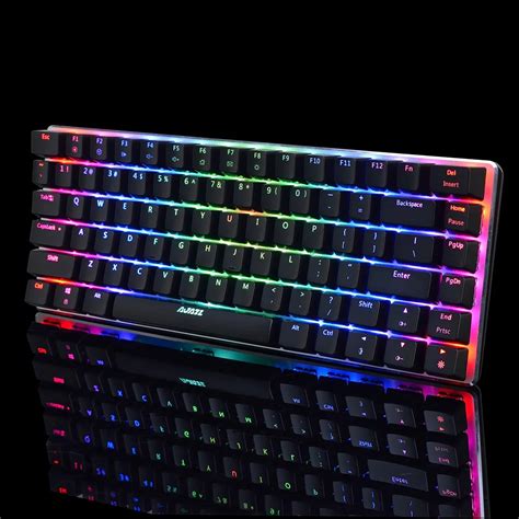 AJAZZ AK33 Linear Action Mechanical Keyboard Gaming RGB LED Colorful