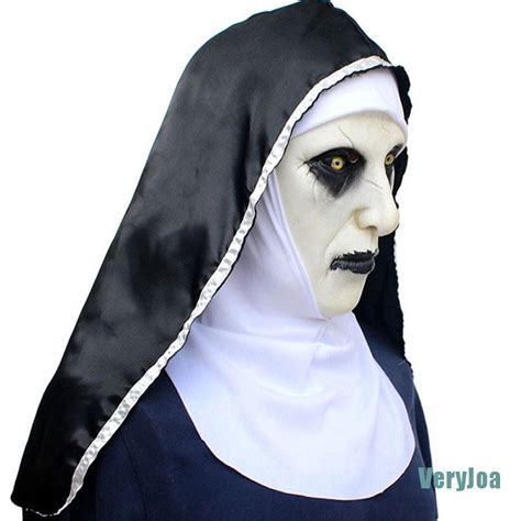 Cosplay The Nun Mask The Conjuring Valak Mask Halloween Scary Costume