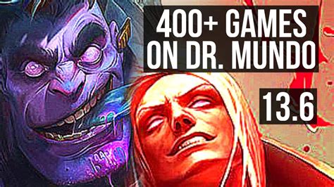 Dr Mundo Vs Vladimir Top Rank 1 Mundo 8 1 4 1 7m Mastery