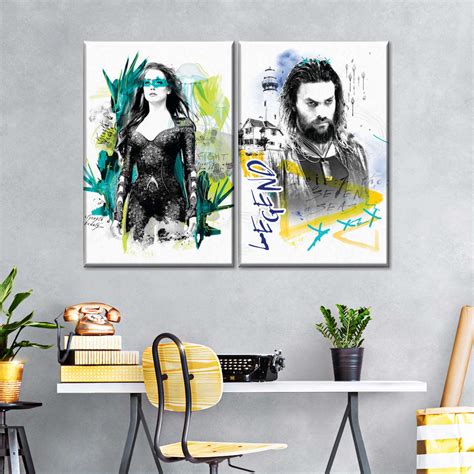 Aquaman Mera And Arthur Wall Art | Digital Art