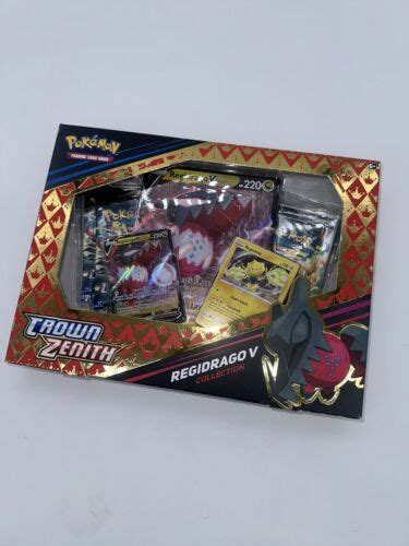 Crown Zenith Regidrago V Collection Box Pokemon Sealed Pokemon Ebay