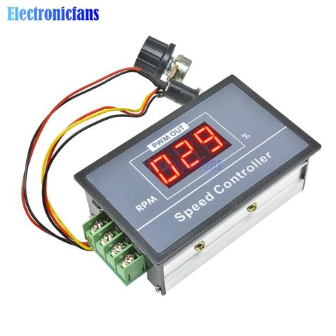 A Dc V V V V Pwm Motor Speed Controller Led Digital Display