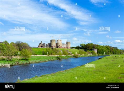 The Ruins Of Rhuddlan Castle On The River Clwyd Rhuddlan Denbighshire