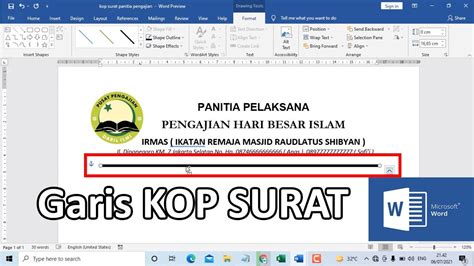 Cara Membuat Garis Pada Header Kop Surat Di Microsoft Word Otosection