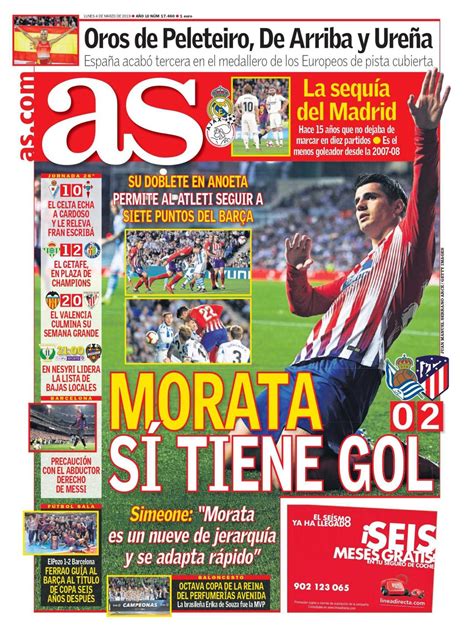 La Portada Del Diario As 04 03 2019