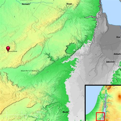 Bible Map: Mount Halak