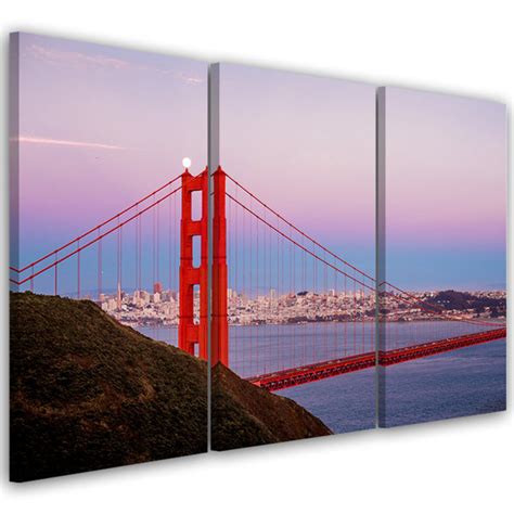 Ebern Designs Leinwandbild Golden Gate Bridge Wayfair De