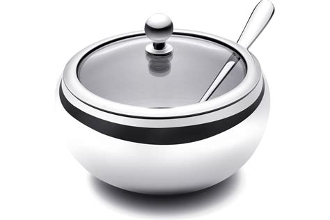 Сахарница с ложкой Regent inox 450 мл, Linea DESCO 93-DE-ZU-12 ...
