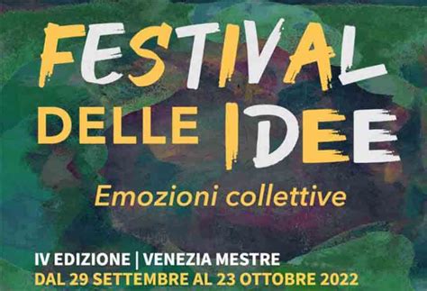 Festival Delle Idee Mestre 2024 Programma Date Orari Ospiti